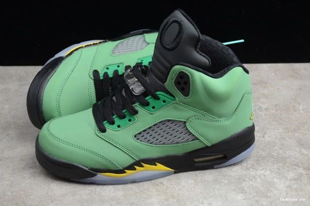 Air 5 Jordan 454803-535 Retro Oregon Ducks 0713